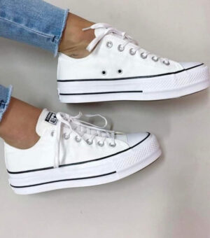 CONVERSE - BLANCO sola alta